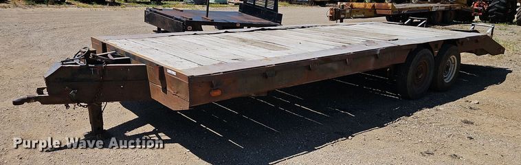 image for item EI8214 2001 Shop built equipment trailer