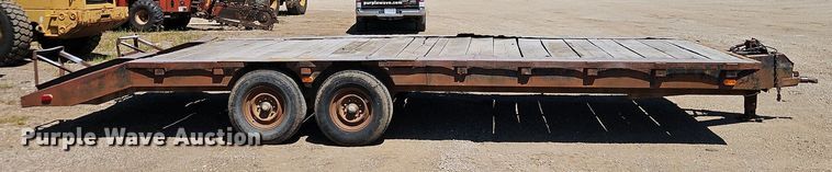 image for item EI8214 2001 Shop built equipment trailer