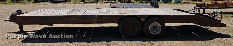 image for item EI8214 2001 Shop built equipment trailer