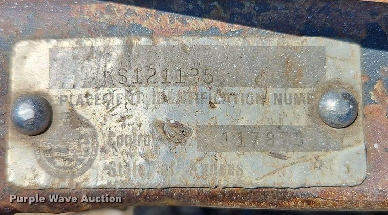 image for item EI8214 2001 Shop built equipment trailer