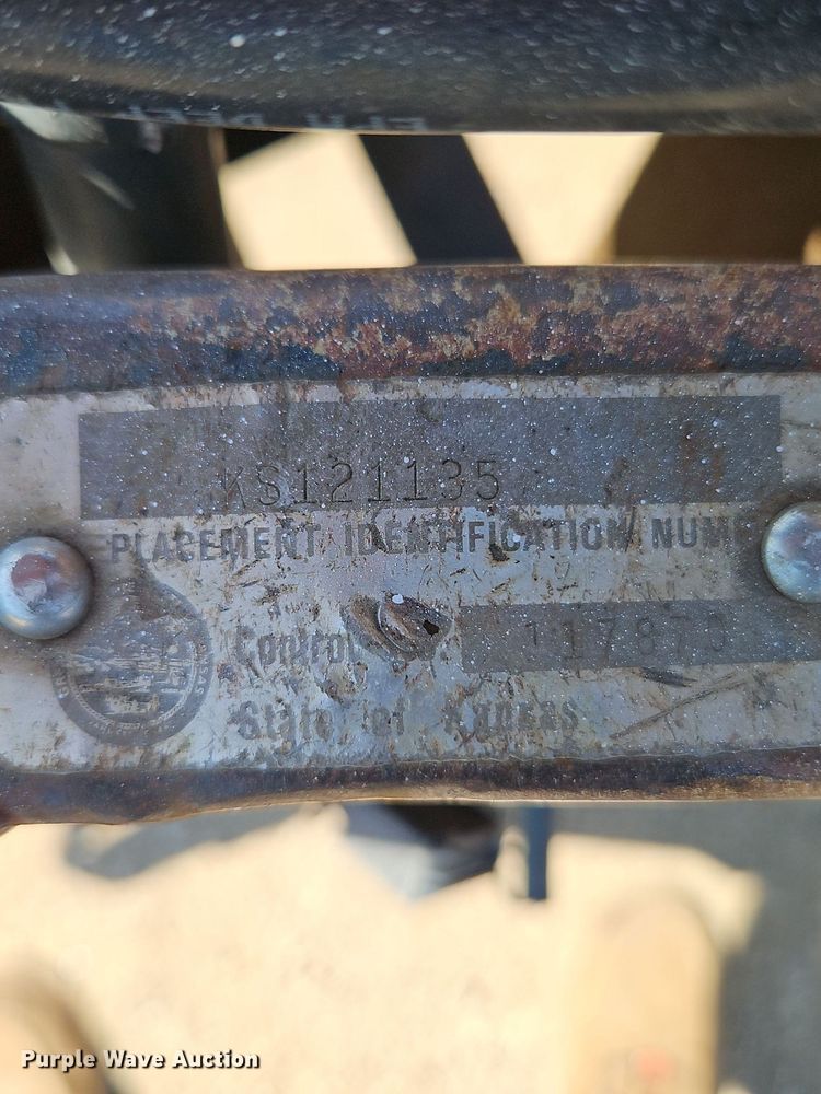 image for item EI8214 2001 Shop built equipment trailer