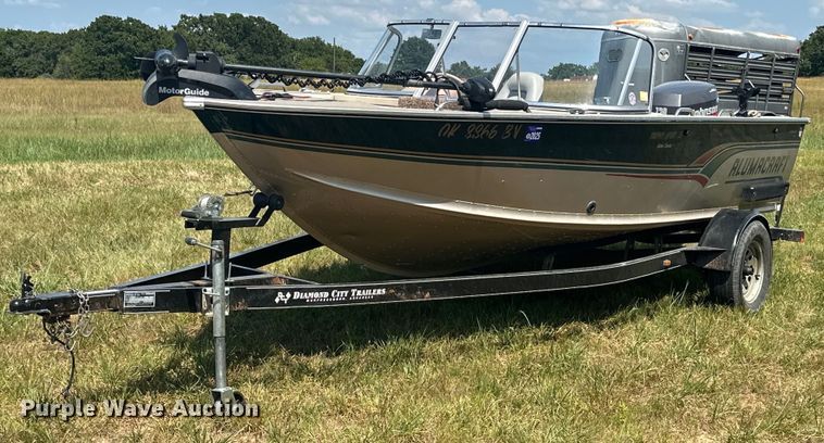 image for item EJ4444 1999 Alumacraft  TS175 boat