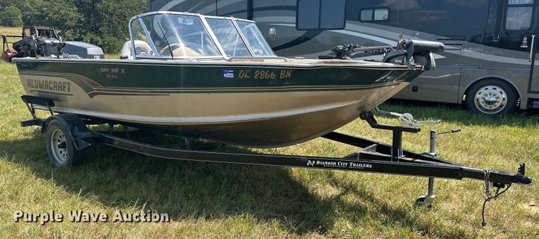 image for item EJ4444 1999 Alumacraft  TS175 boat