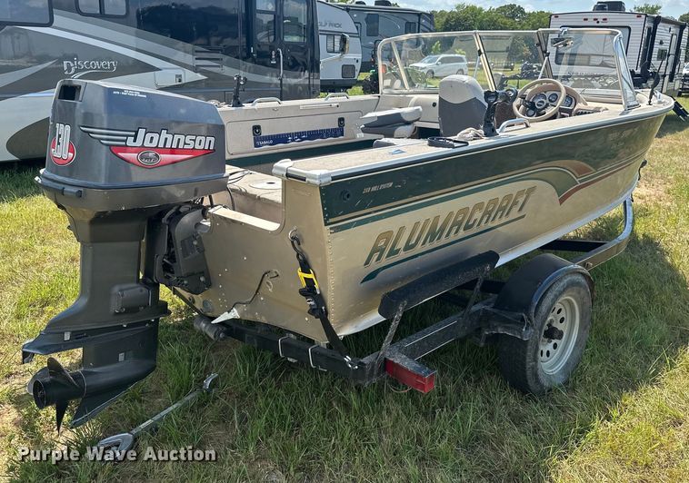 image for item EJ4444 1999 Alumacraft  TS175 boat