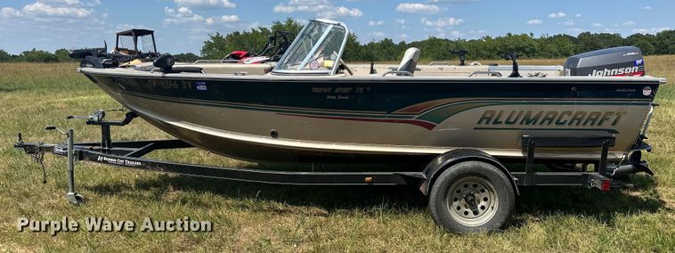 image for item EJ4444 1999 Alumacraft  TS175 boat