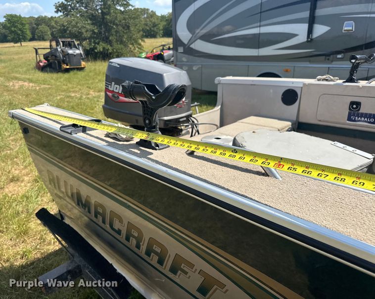 image for item EJ4444 1999 Alumacraft  TS175 boat