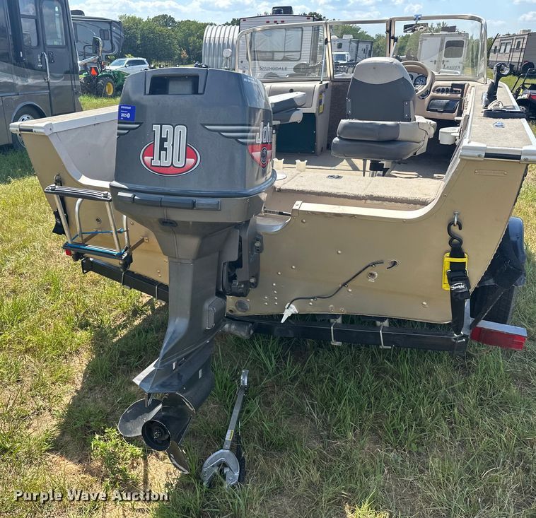 image for item EJ4444 1999 Alumacraft  TS175 boat