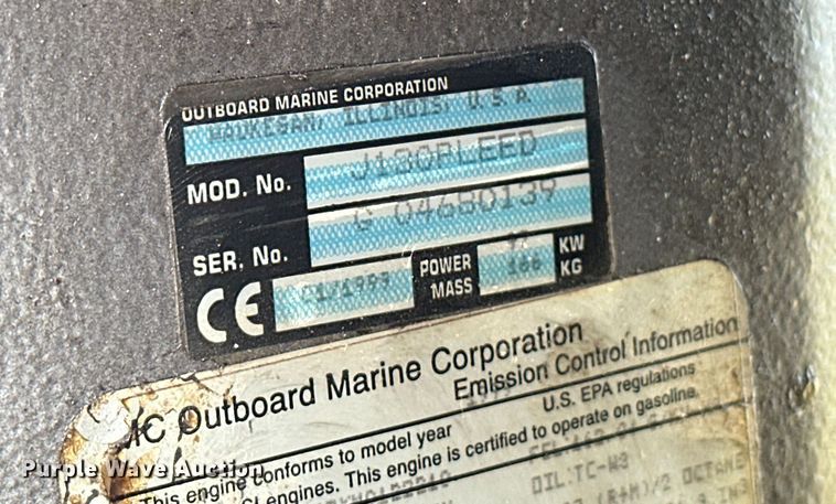 image for item EJ4444 1999 Alumacraft  TS175 boat