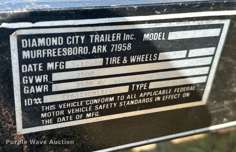 image for item EJ4444 1999 Alumacraft  TS175 boat