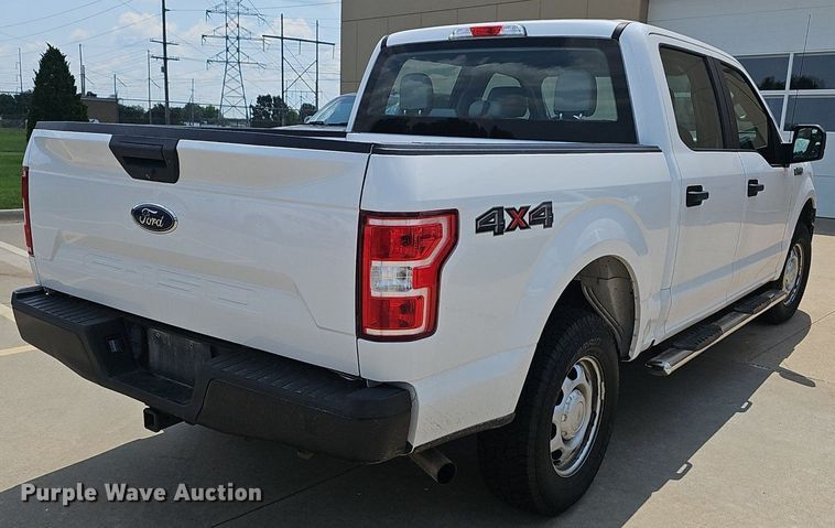 image for item EJ5772 2018 Ford F150 SuperCrew pickup truck