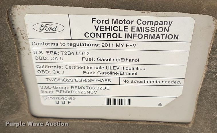 image for item EJ5773 2011 Ford  Escape SUV