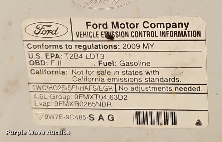 image for item EJ5793 2009 Ford F15 pickup truck