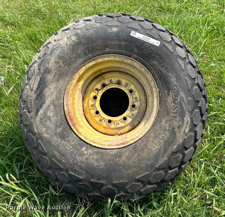 image for item EJ6399 (2) BF Goodrich 13.50-16 tires and wheels