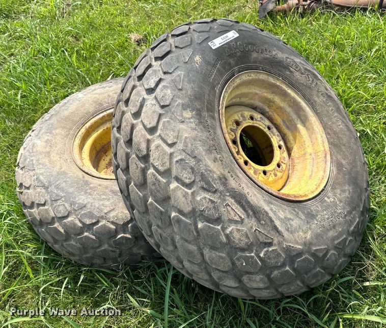 image for item EJ6399 (2) BF Goodrich 13.50-16 tires and wheels