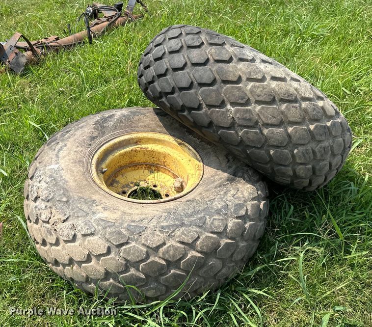 image for item EJ6399 (2) BF Goodrich 13.50-16 tires and wheels