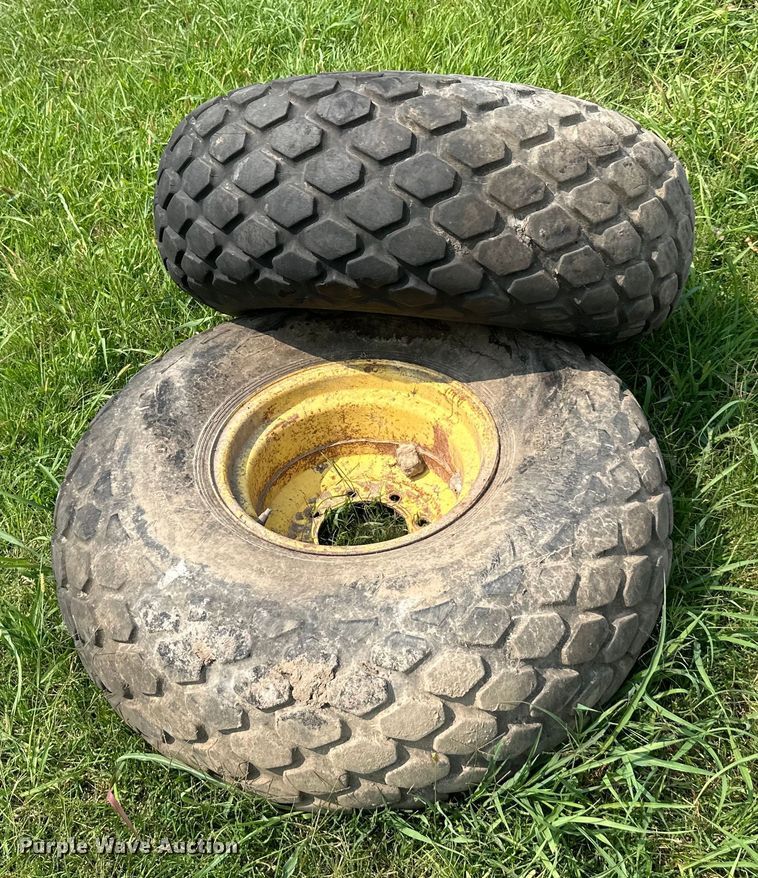 image for item EJ6399 (2) BF Goodrich 13.50-16 tires and wheels