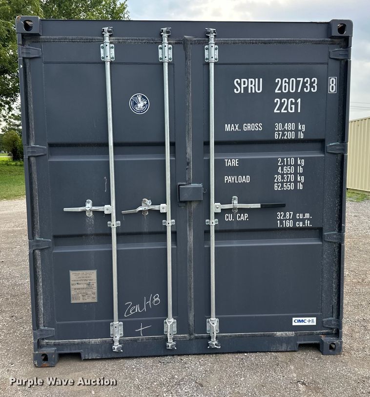 image for item EJ6424 2023 CIMC CB22-DD-05 shipping container 