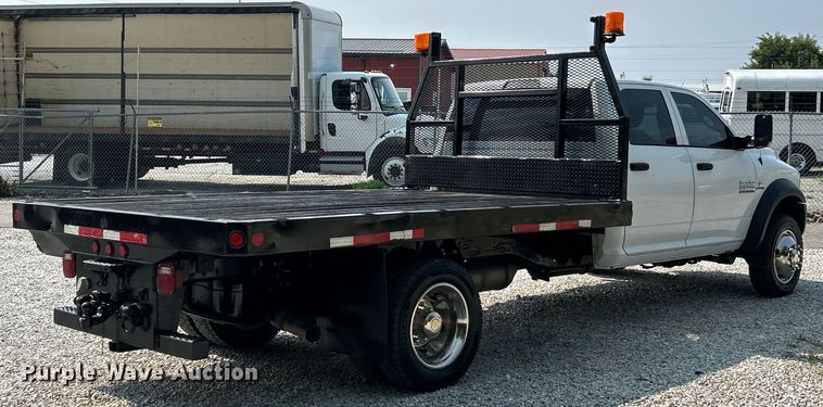 image for item EK3007 2014 Dodge  Ram 5500HD Crew Cab flatbed truck