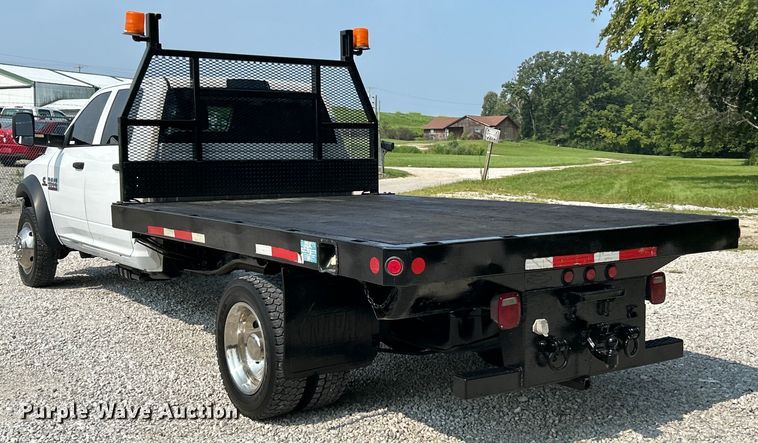 image for item EK3007 2014 Dodge  Ram 5500HD Crew Cab flatbed truck