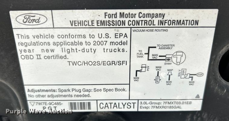 image for item EK4919 2007 Ford Escape XLT SUV