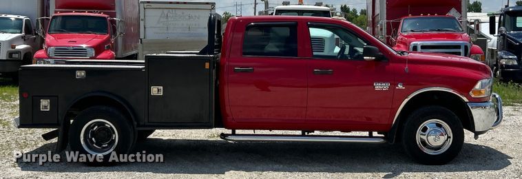 image for item EK4920 2012 Dodge  Ram 3500HD Crew Cab utility bed pickup truck