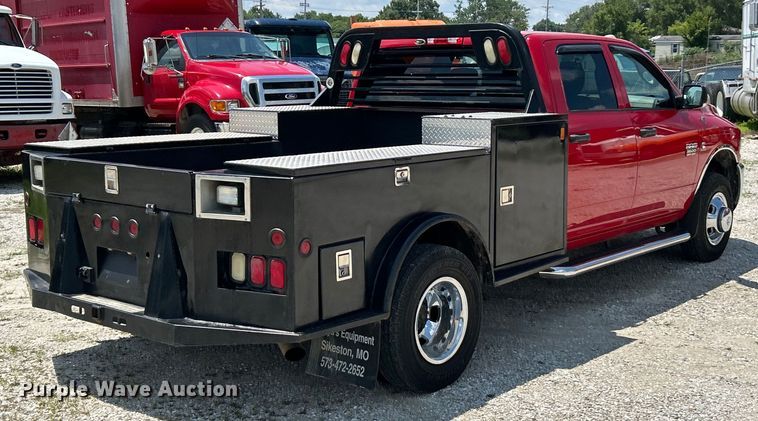 image for item EK4920 2012 Dodge  Ram 3500HD Crew Cab utility bed pickup truck