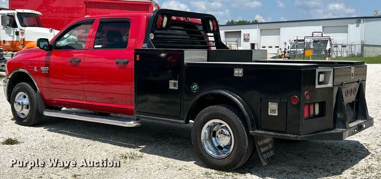 image for item EK4920 2012 Dodge  Ram 3500HD Crew Cab utility bed pickup truck