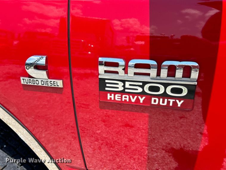 image for item EK4920 2012 Dodge  Ram 3500HD Crew Cab utility bed pickup truck