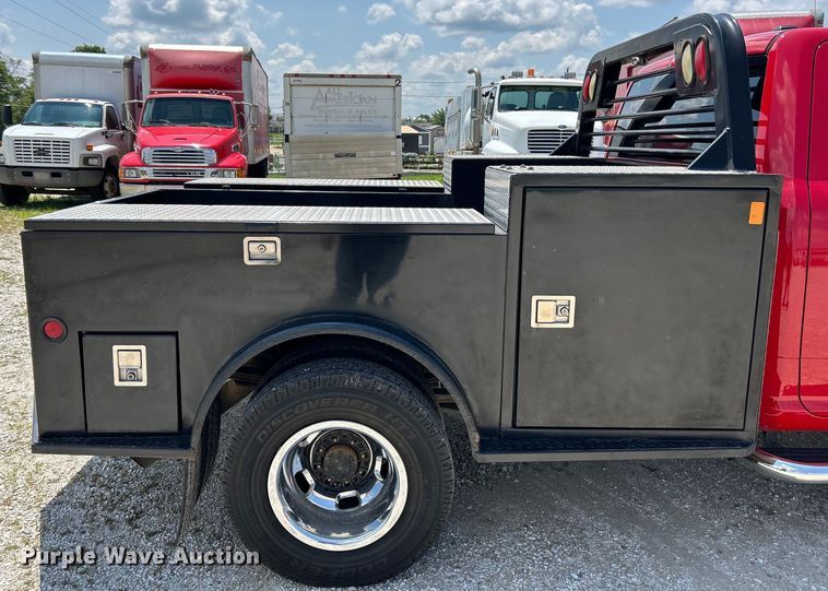 image for item EK4920 2012 Dodge  Ram 3500HD Crew Cab utility bed pickup truck