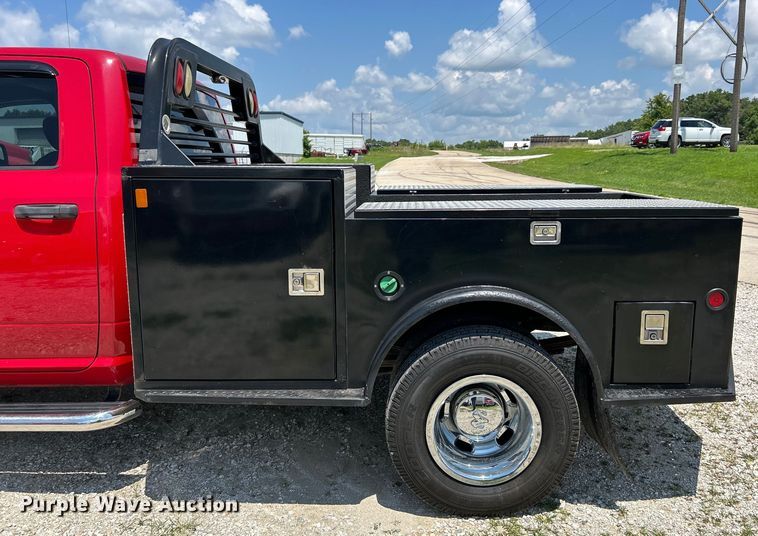image for item EK4920 2012 Dodge  Ram 3500HD Crew Cab utility bed pickup truck