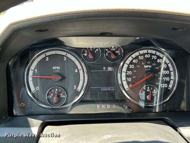 image for item EK4920 2012 Dodge  Ram 3500HD Crew Cab utility bed pickup truck