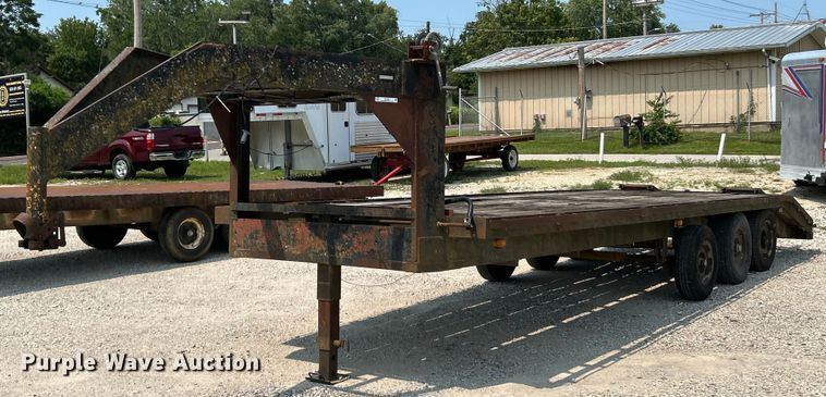 image for item EK4961 1992 shop built equipment trailer