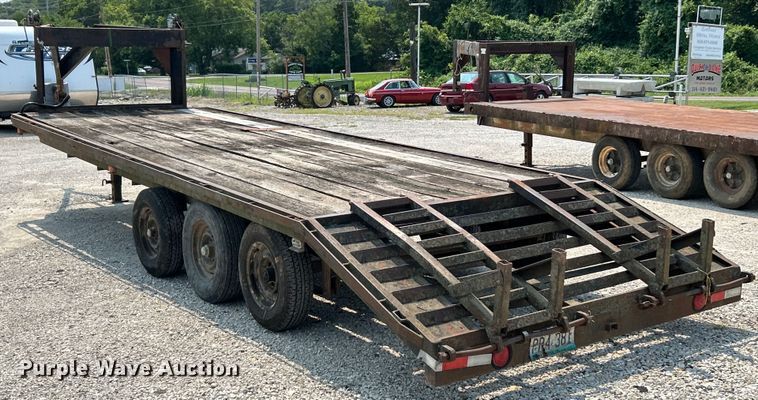 image for item EK4961 1992 shop built equipment trailer