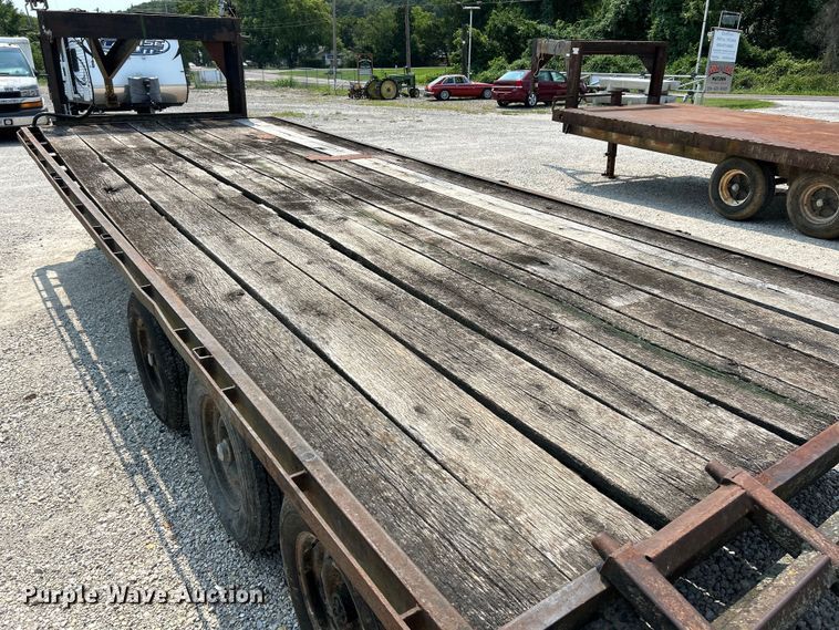 image for item EK4961 1992 shop built equipment trailer