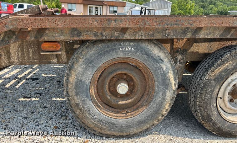 image for item EK4961 1992 shop built equipment trailer