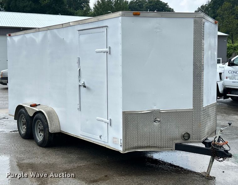 image for item EK4990 2018 Eagle  7X16TA2 enclosed cargo trailer