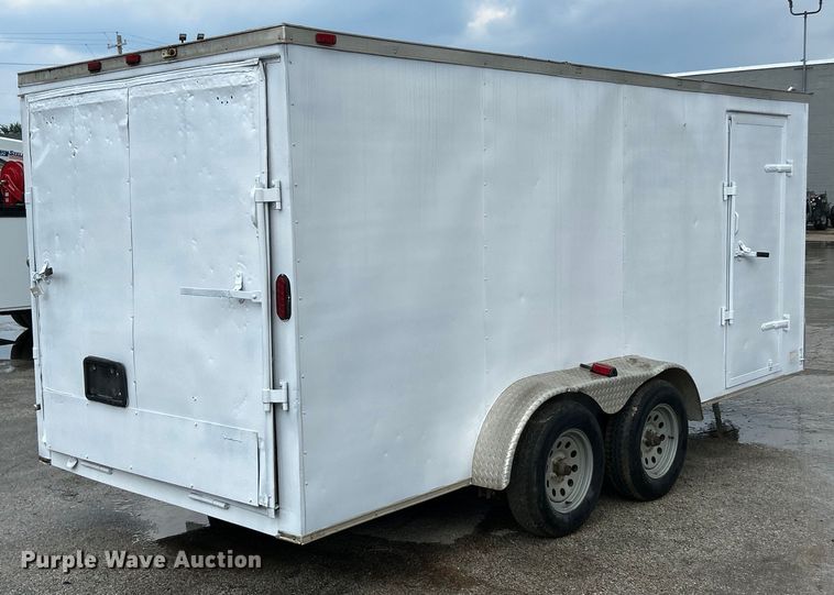 image for item EK4990 2018 Eagle  7X16TA2 enclosed cargo trailer
