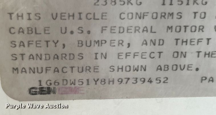 image for item EK5003 1987 Cadillac  Brougham 