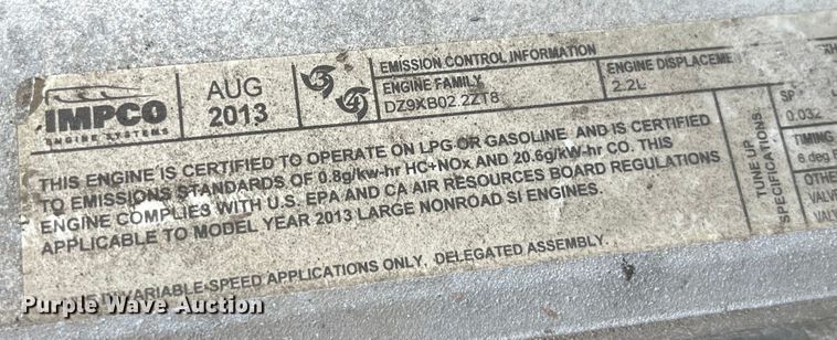 image for item EK8852 Utilev UT25P forklift