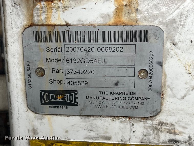 image for item EK8875 Knapheide  6132GD54FJ utility bed