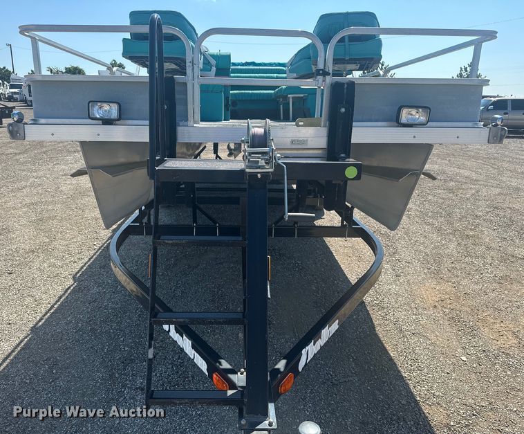image for item KW9142 1993 Voyager   VLF- Super 24 pontoon boat