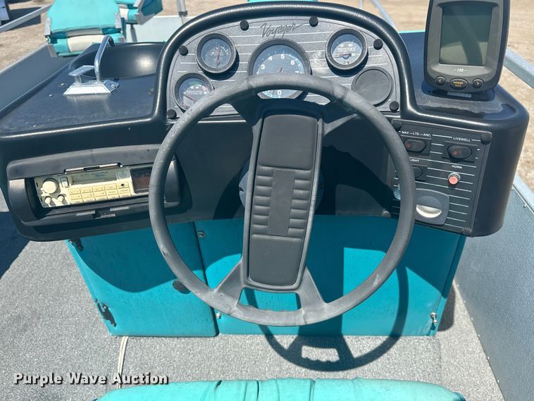 image for item KW9142 1993 Voyager   VLF- Super 24 pontoon boat