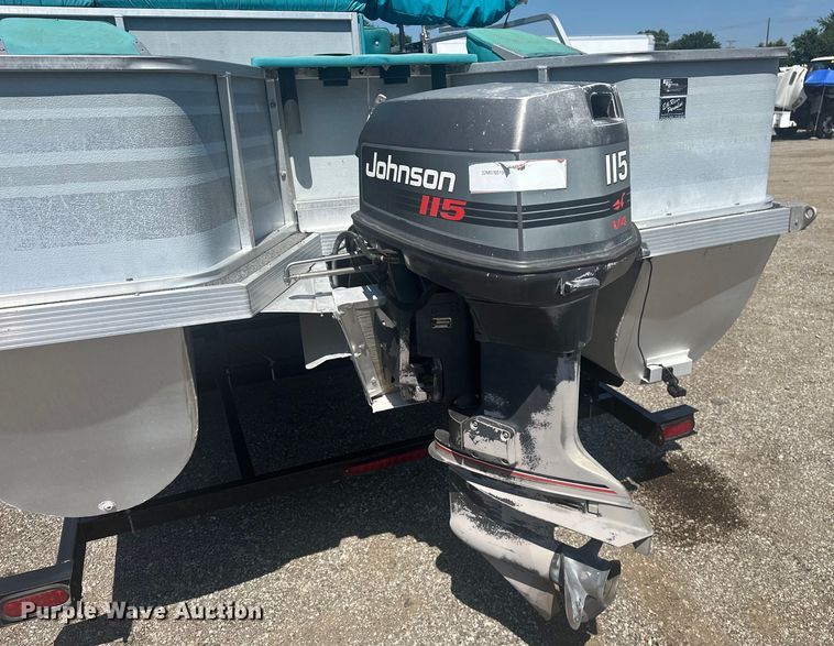 image for item KW9142 1993 Voyager   VLF- Super 24 pontoon boat