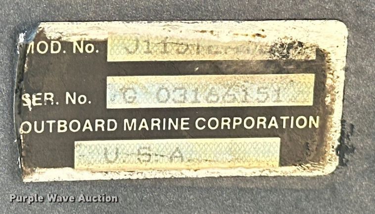 image for item KW9142 1993 Voyager   VLF- Super 24 pontoon boat