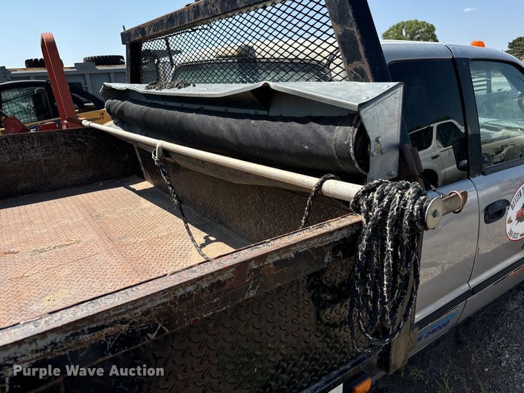 image for item LF9842 1998 Dodge Ram 3500 Laramie SLT Quad Cab dump bed pickup truck