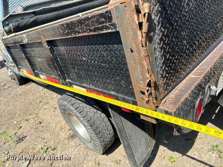 image for item LF9842 1998 Dodge Ram 3500 Laramie SLT Quad Cab dump bed pickup truck