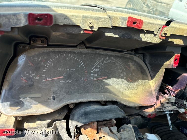 image for item LF9842 1998 Dodge Ram 3500 Laramie SLT Quad Cab dump bed pickup truck