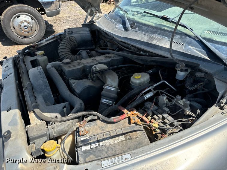 image for item LF9842 1998 Dodge Ram 3500 Laramie SLT Quad Cab dump bed pickup truck