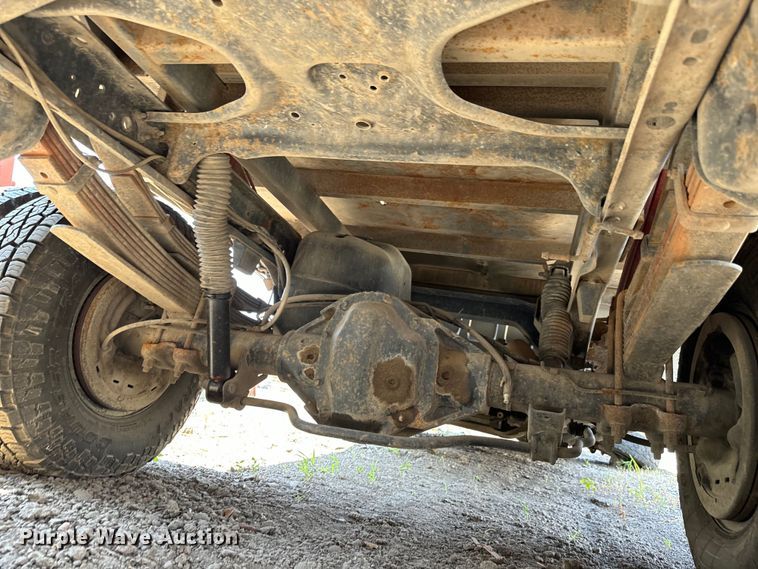 image for item LF9842 1998 Dodge Ram 3500 Laramie SLT Quad Cab dump bed pickup truck