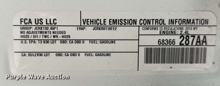 image for item MV9004 2018 Jeep Cherokee Limited SUV